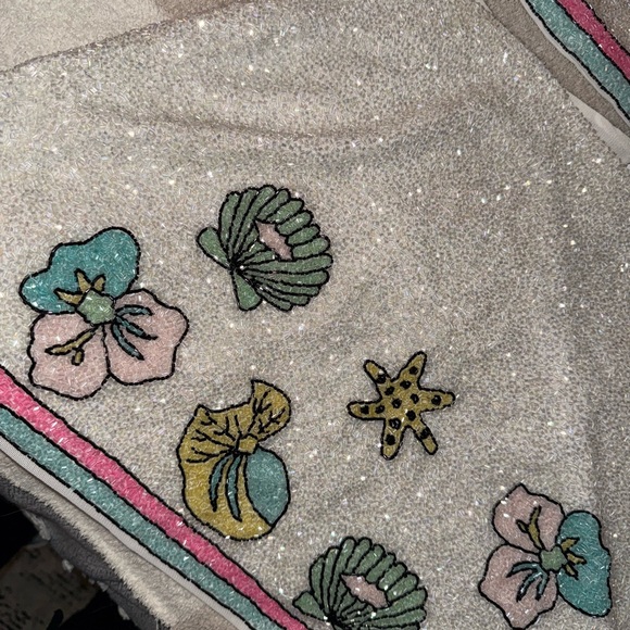 Oceanus Seashell Embroidered Two-Piece Set - Picture 4 of 11